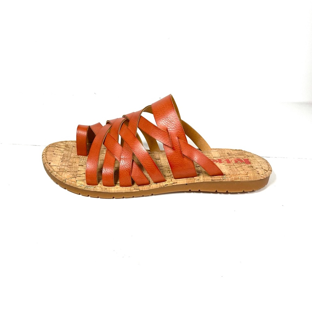 Kork Ease Scout Women’s Sandals Slides‎ Red Leather Strappy